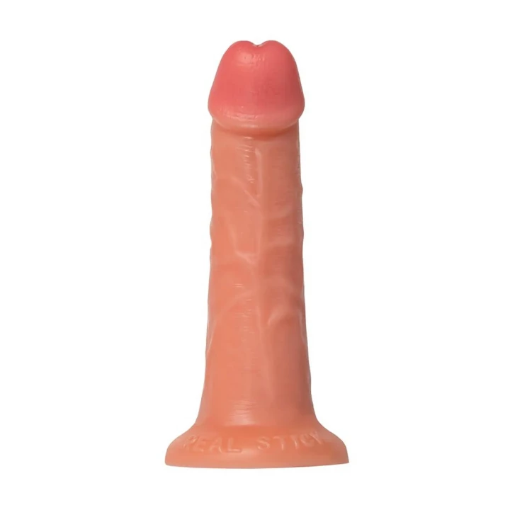 Dildo RealStick® CALIBER 16cm, średnica 3cm, hipoalergiczny, z przyssawką