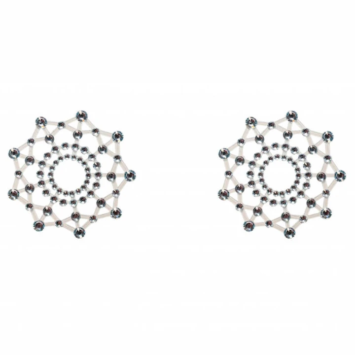 Naklejki na ciało Rowland Burlesque, samoprzylepne, wielokrotnego użytku, biały 42-48