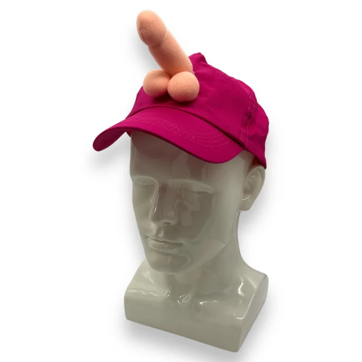 Czapka imprezowa - Kinky Pleasure DS002 - Różowa - Regulowana - Pluszowy element