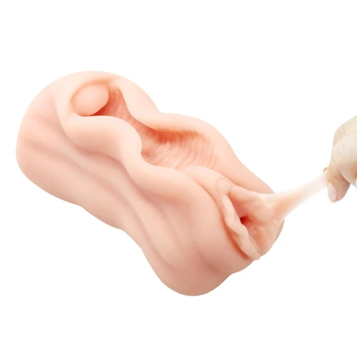 Masturbator realistyczny CRAZY BULL - TPR, wodoodporny, ciasny tunel żeberkowany