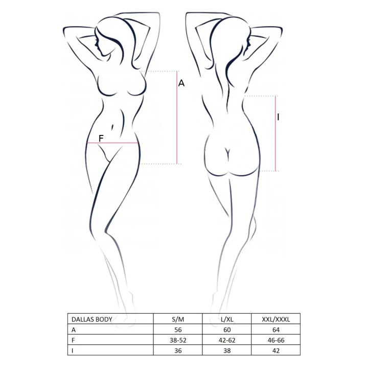 Body CASMIR DALLAS, elastyczna satyna, regulowane ramiączka, czarne