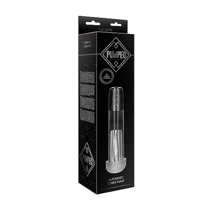 Pompka automatyczna Cyber Pump - Przezroczysta, 3 tryby ssania, 4600 obr./min