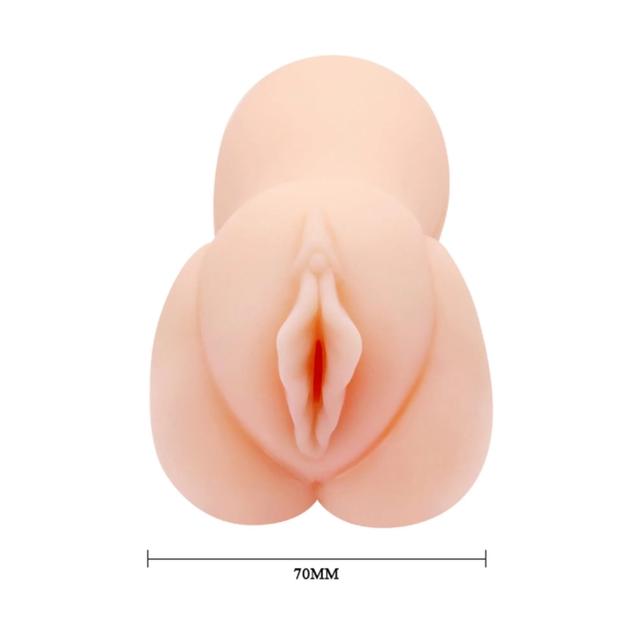 Masturbator TPR CRAZY BULL-BELLA, wodoodporny, realistyczny z wypustkami