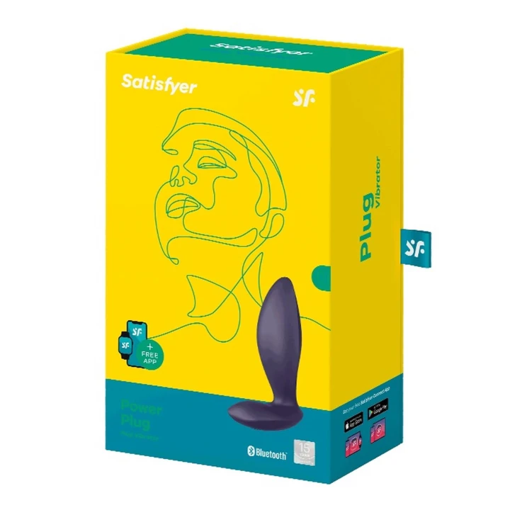 Wtyczka analna Satisfyer Power Plug – wodoodporna, z aplikacją, 12 programów wibracji