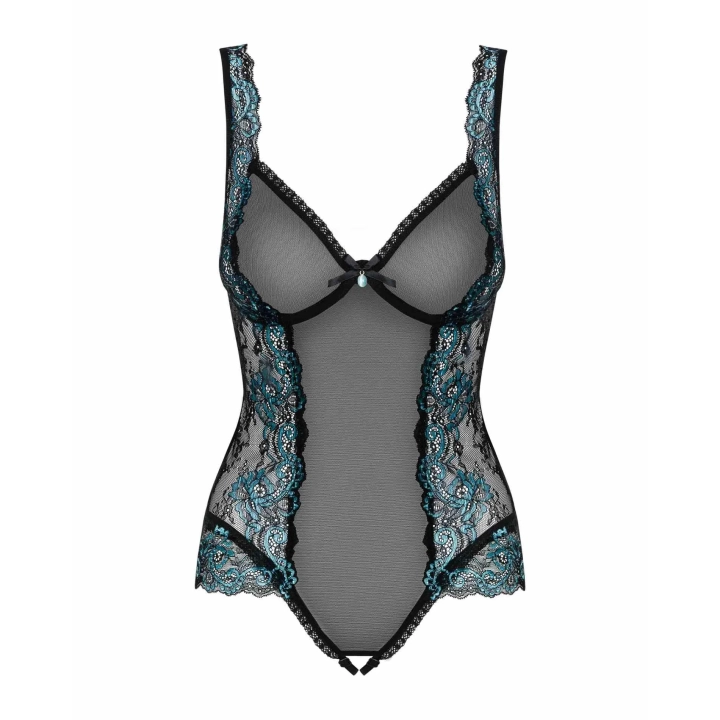 Body Amanta L/XL, regulowane ramiączka, miseczki na fiszbinach, koronka