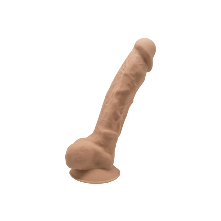 Dildo SilexD Model 1, 18 cm, silikon podwójnej gęstości, z przyssawką