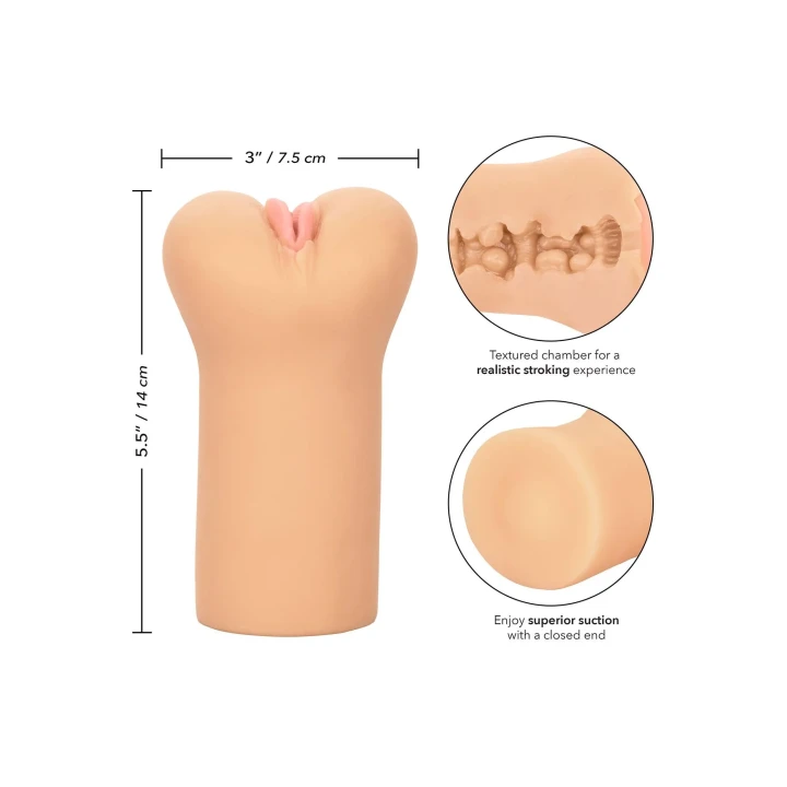 Stroker masturbacyjny Cheap Thrills Flight Attendant, TPE, 14 cm, wodoodporny