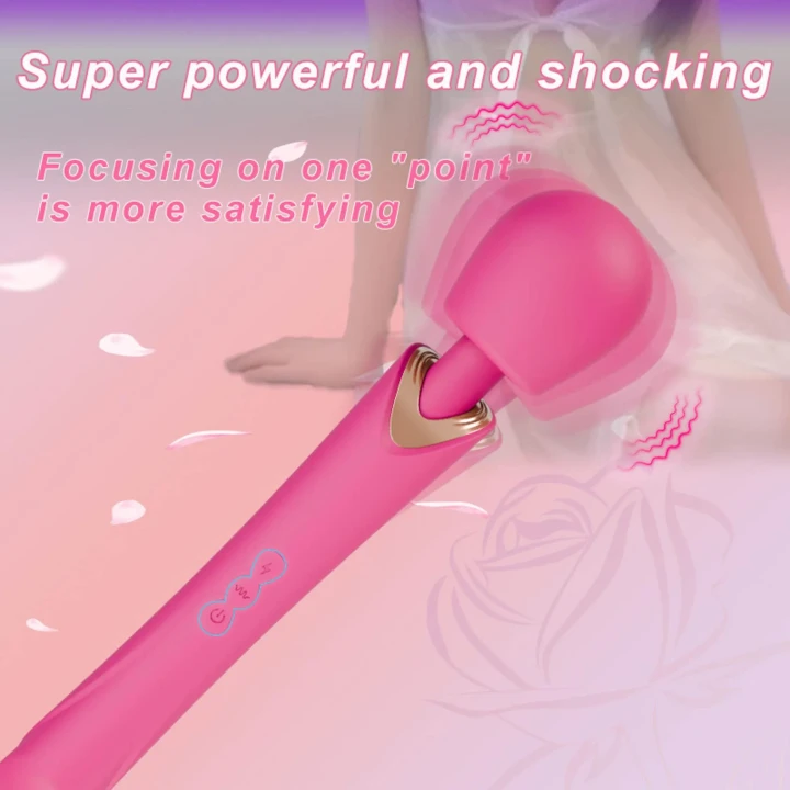 Masażer Perfect Wand Pink - 30 cm długości, 10 trybów wibracji, wodoodporny