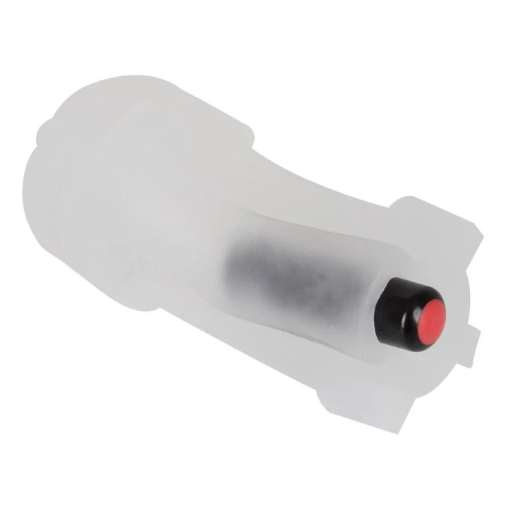 Masturbator w kształcie waginy Vulcan z wibracjami - 6 trybów, elastyczny, 15 cm