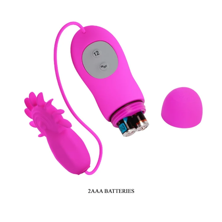 Stymulator łechtaczki PRETTY LOVE-BORIS, silikonowy, 12 trybów wibracji, pilot zdalnego sterowania