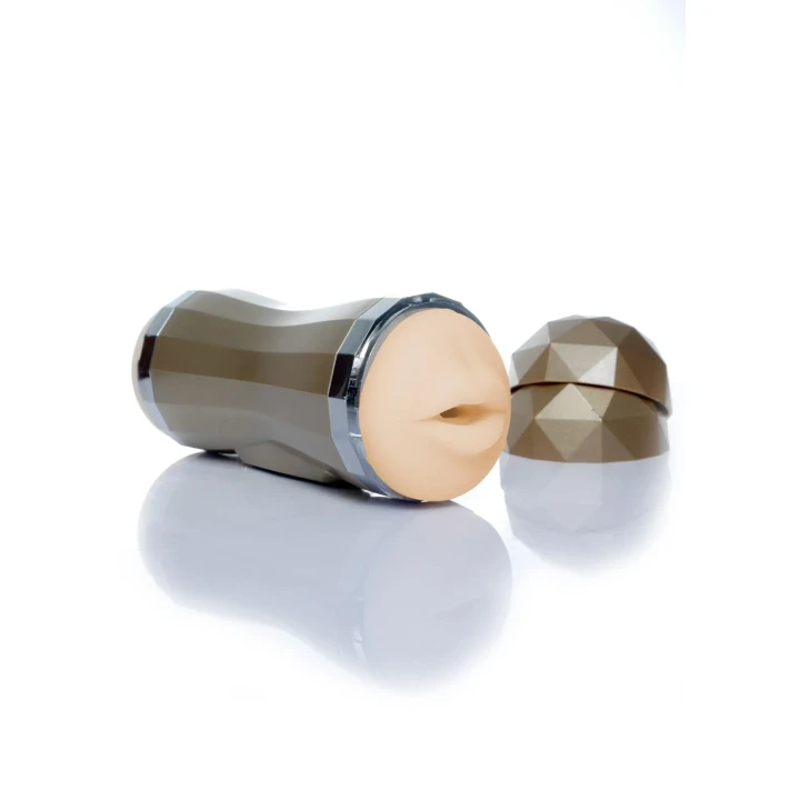 Masturbator podwójny, 35 funkcji, 2 silniki, realistyczny materiał TPE/ABS