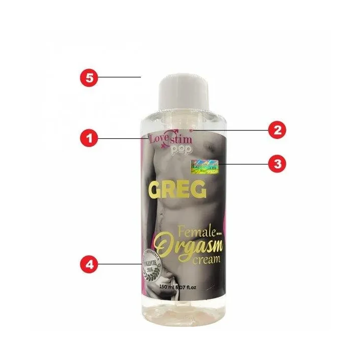 Żel stymulujący - Lovestim GREG 150 ml, wzmacnia ukrwienie, dla intensywnego doznania