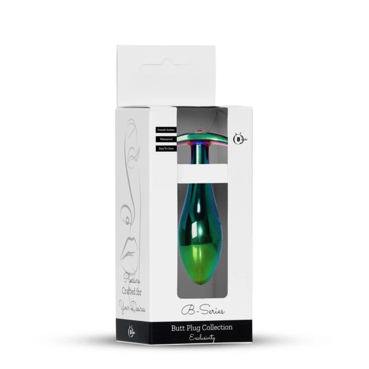 Zatyczka analna Plug-Jewellery, stal nierdzewna, długość 9.2 cm, średnica 2.8 cm, różowa