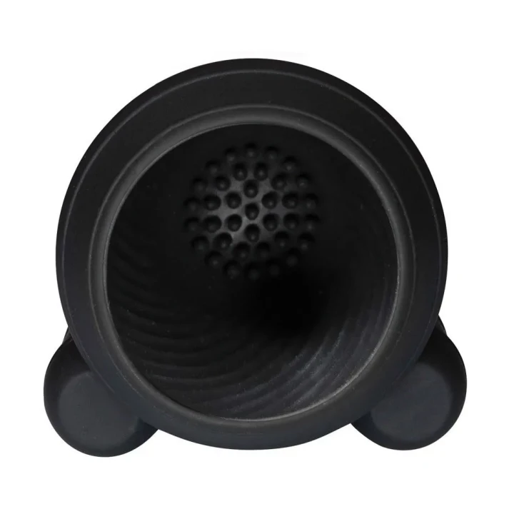 Masturbator Glans Rebel z 2 silnikami, 10 trybów wibracji, wodoodporny, silikonowy