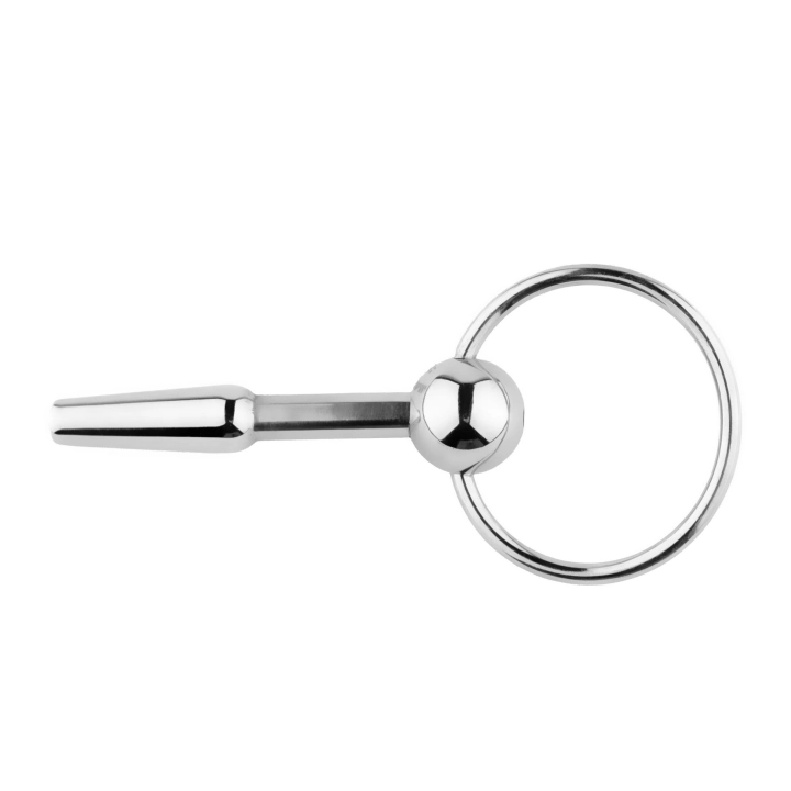Plug do cewki Metal Series – stal nierdzewna, otwór kanałowy, Ø 0,7–1 cm