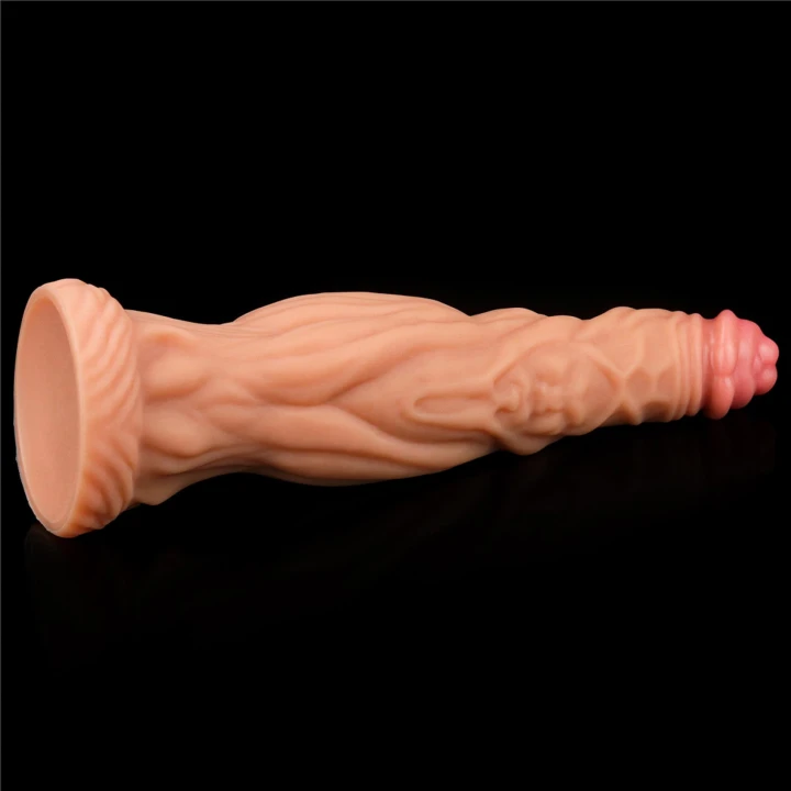 Dildo Love Toy, silikon płynny, 24.5 cm długości, 6.3 cm średnicy, wibrujący