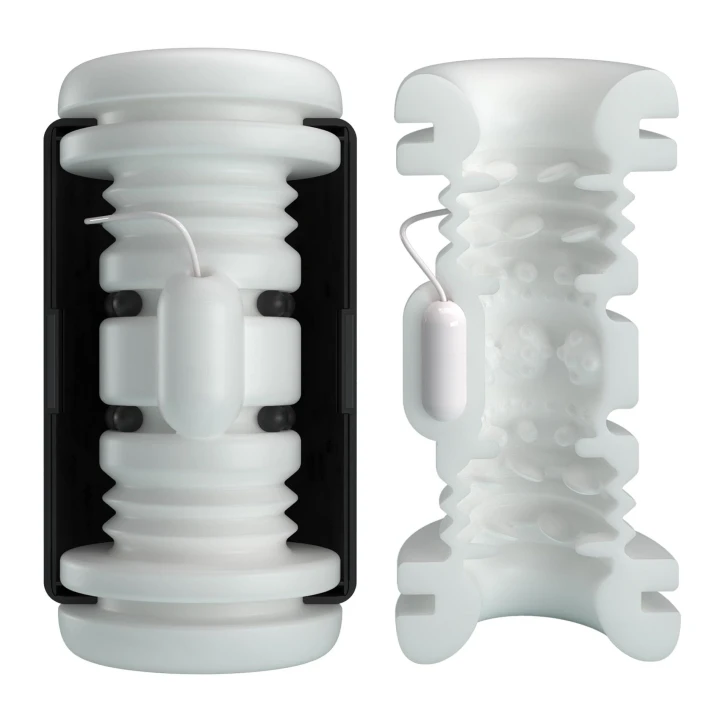 Masturbator PRETTY LOVE - TPR, 5 funkcji wibracji, 5 ustawień ruchów posuwistych