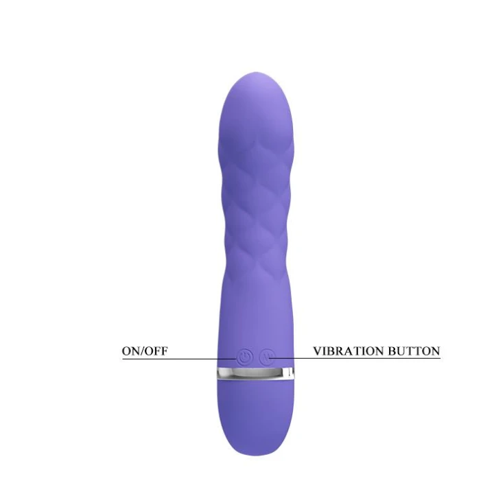 Wibrator G-spot PRETTY LOVE - TRUDA, 7 funkcji, silikon, wodoodporny, fioletowy