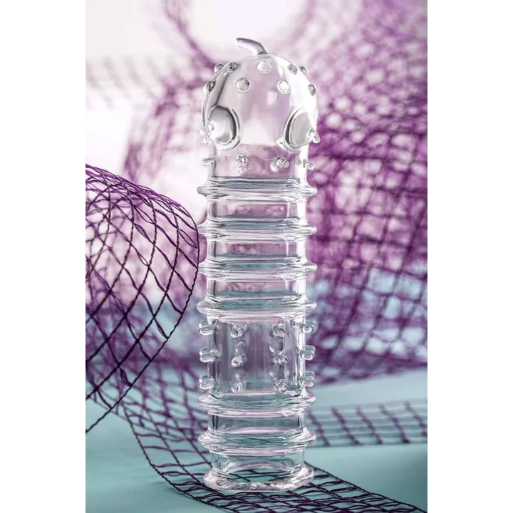 Osłona na penisa A-TOYS, TPR, przejrzysta, długość 15,3 cm, uniwersalny rozmiar