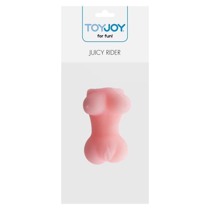 Masturbator Juicy Rider, materiał ABS, długość 12 cm, kolor ciała