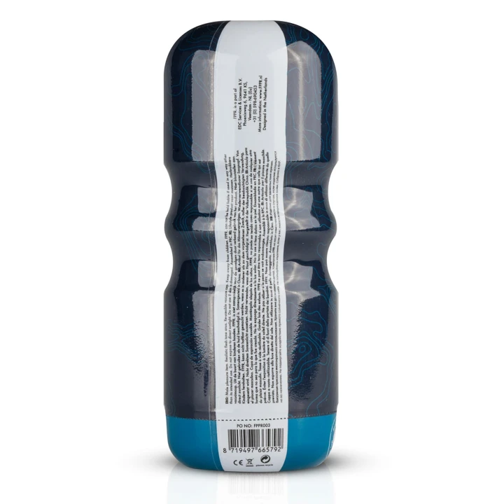 Masturbator ustny FPPR - brązowy, elastyczny, wodoodporny, 18 cm długości