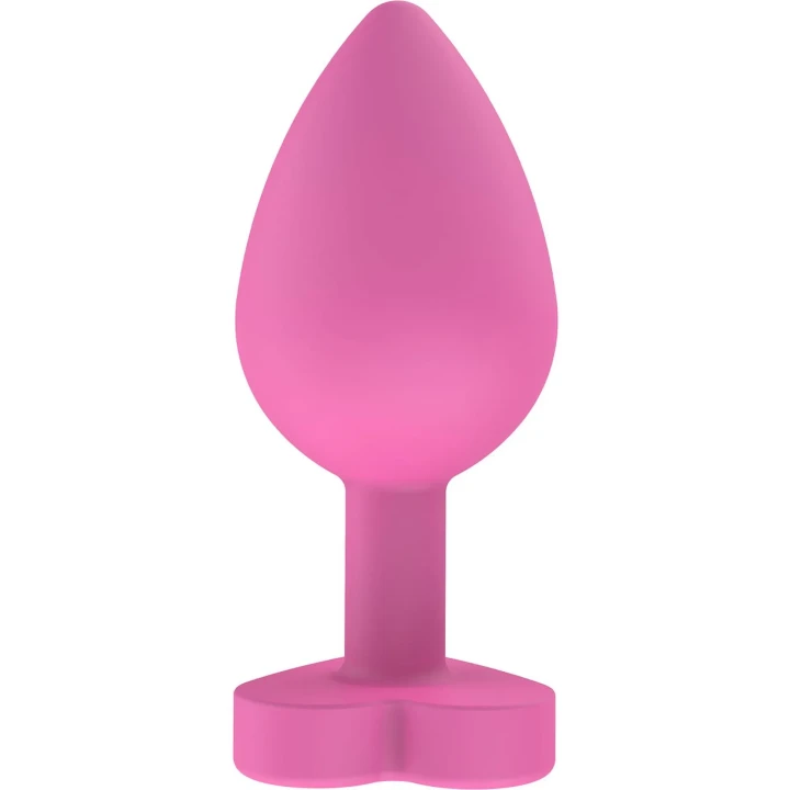 Korek analny ToyJoy Booty Sweethearts, silikonowy, 3.5 cm, różowy