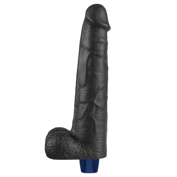 Dildo REAL SOFTEE 10,5'' Rechargeable, TPE, długość 27cm, średnica 5cm, czarny