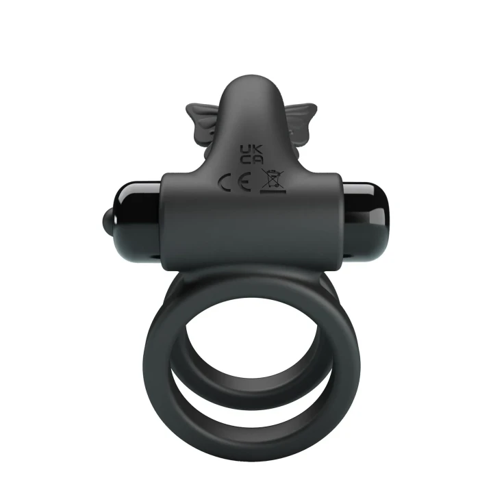 Pierścień wibracyjny, Pretty Love, silikon, 10 funkcji wibracji, podwójny design