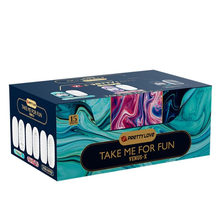 Masturbator PRETTY LOVE VENUS X, TPR ABS, 3 tekstury, super rozciągliwy