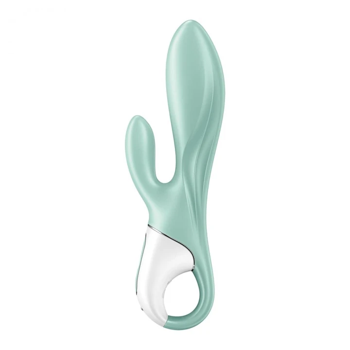 Wibrator do punktu G Satisfyer Air Pump Bunny 5 z aplikacją, bezprzewodowy, miętowy