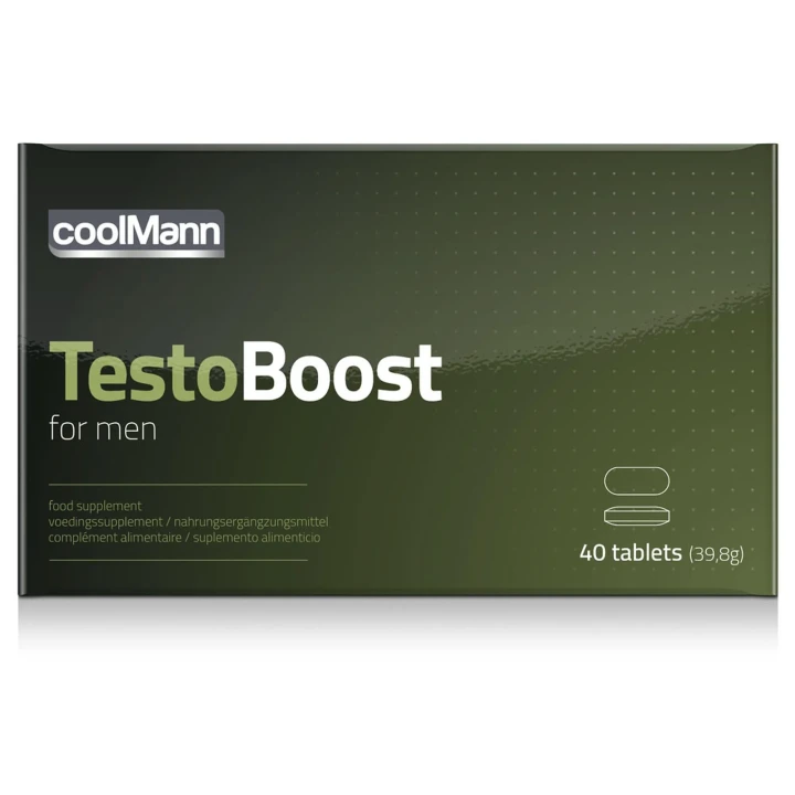 Suplement diety CoolMann Testoboost - Tribulus Terrestris, wsparcie libido, zdrowie prostaty