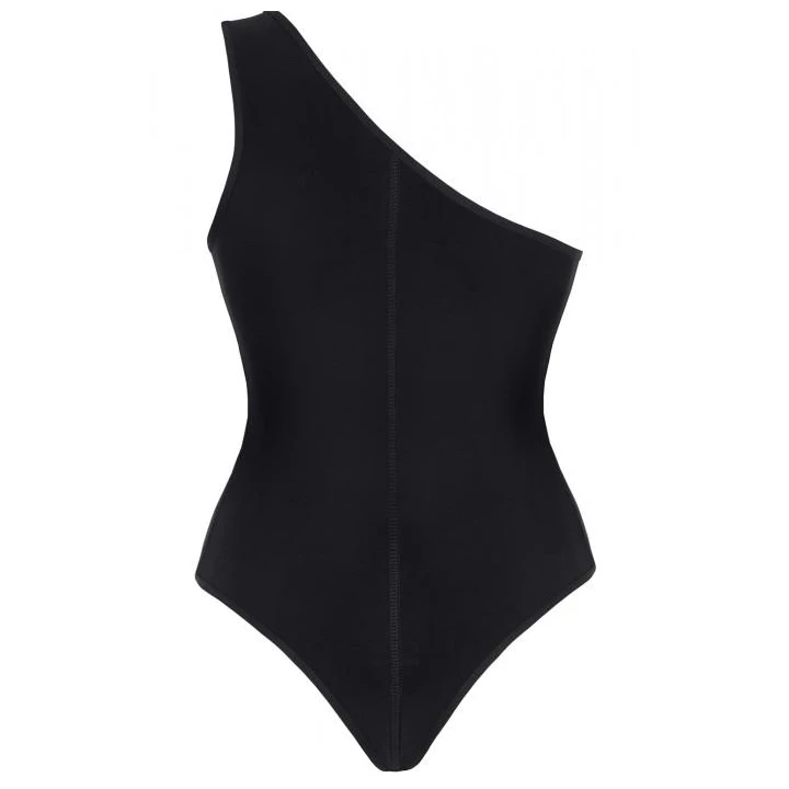 Body asymetryczne DEMONIQ Kolekcja Silver Touch - czarne, elastyczne, rozmiary S-XXL