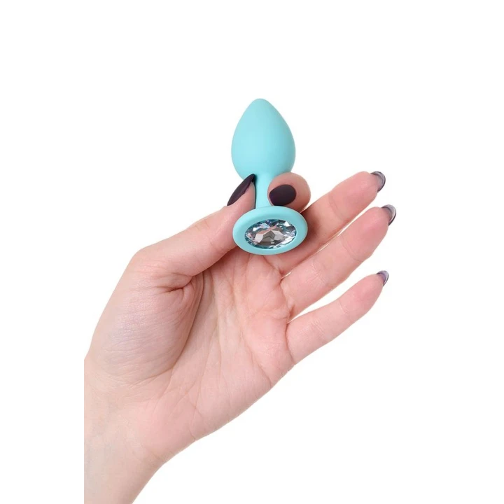 Anal Plug Brilliant Blue – Miniaturowy, Elegancki Design, Spiczasty Czubek