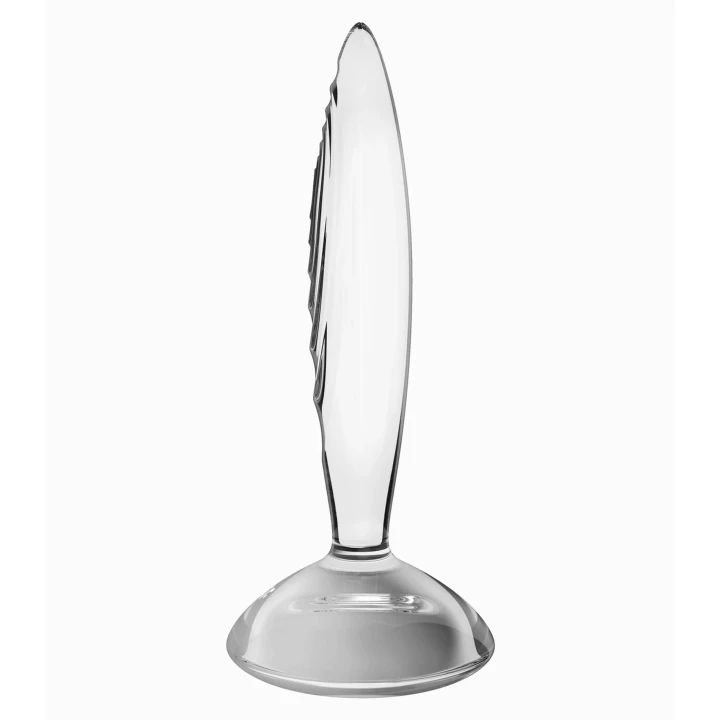 Zatyczka analna Satisfyer Crystal, szkło borokrzemowe, 62 mm x 62 mm x 190 mm, wodoodporna