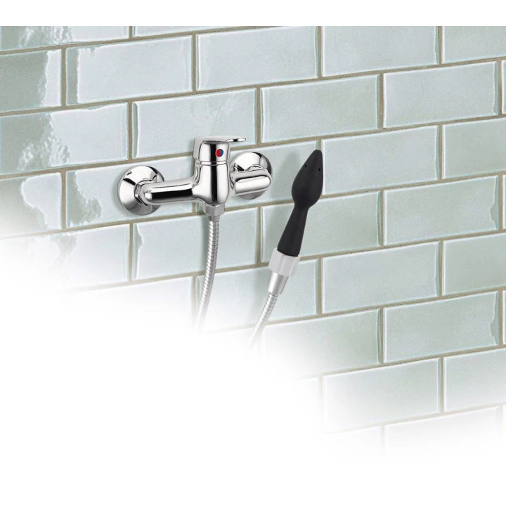 Douche analna BlackSilk z silikonem, długość 16 cm, średnica 3,5 cm, z 5 otworami