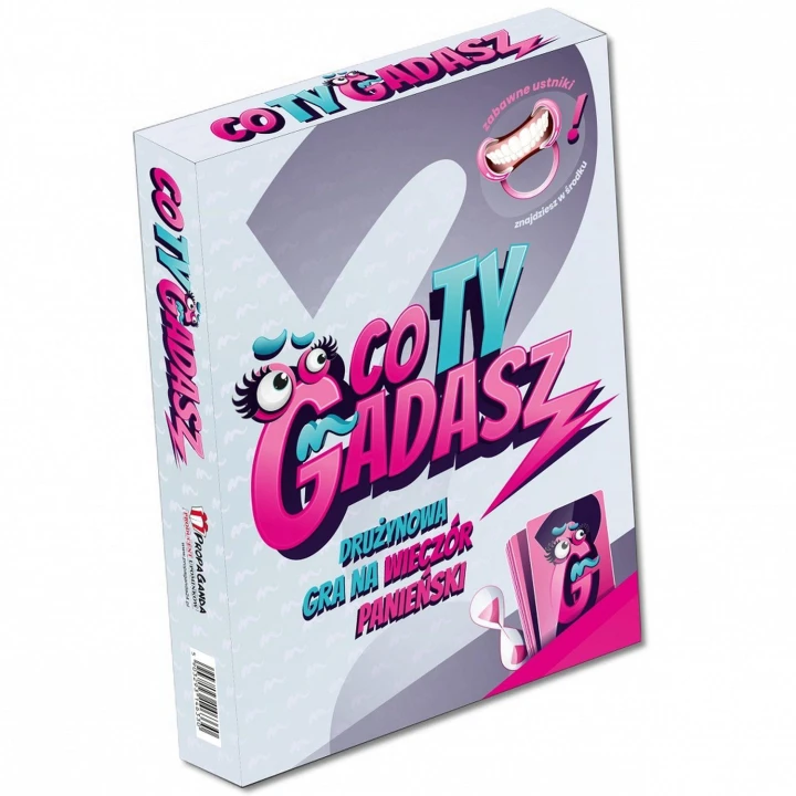 Gra na Wieczór Panieński - CO TY GADASZ! - 180 kart, klepsydra, dla 5 graczy