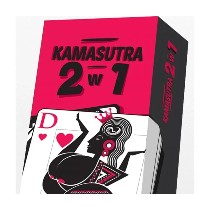 Gra karciana KAMASUTRA 2w1 - 120 kart, poprawa pamięci, rozwój koncentracji