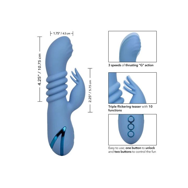 Koło wibracyjne Santa Cruz Coaster - Wodoodporne, Regulacja obrotów, Silikon/ABS