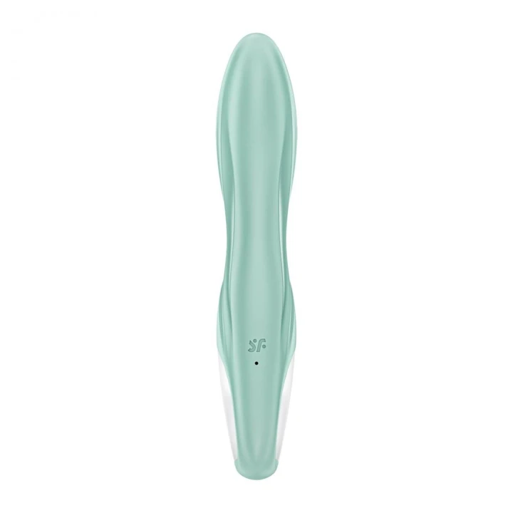Wibrator do punktu G Satisfyer Air Pump Bunny 5 z aplikacją, bezprzewodowy, miętowy