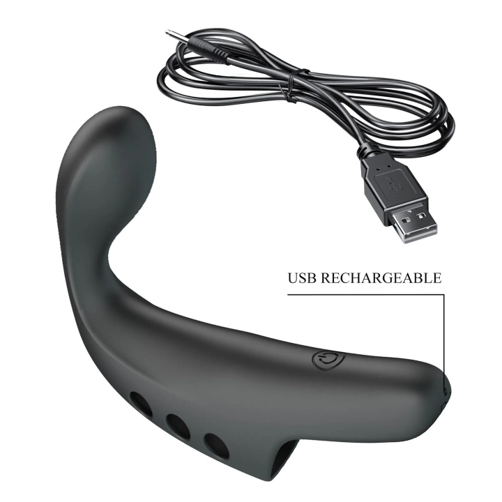 Wibrator na palec PRETTY LOVE GORGON, silikonowy, 10 funkcji wibracji
