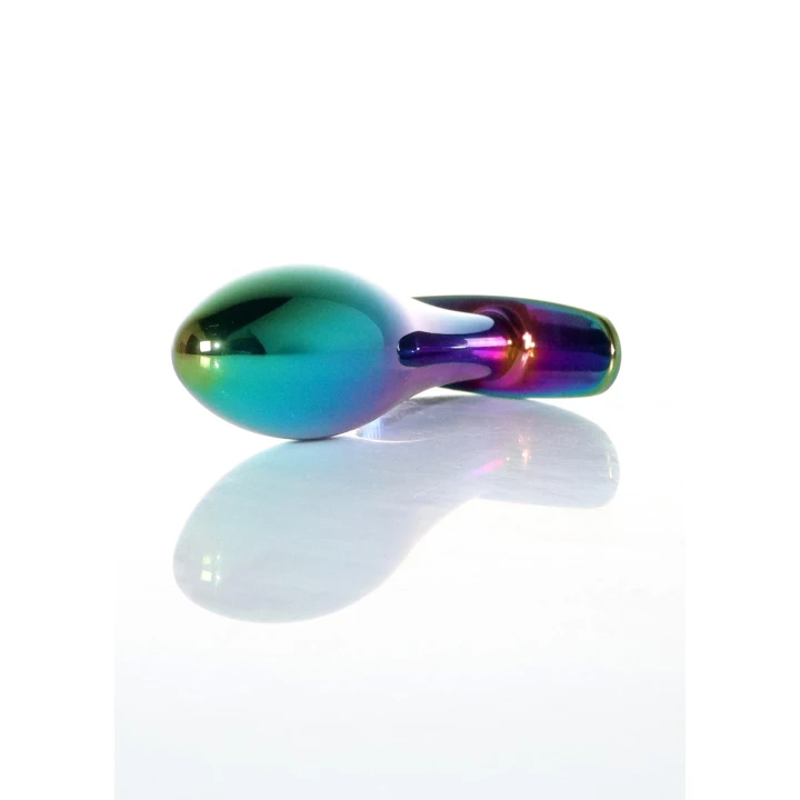 Zatyczka analna Plug-Jewellery, stal nierdzewna, długość 9.2 cm, średnica 2.8 cm, różowa