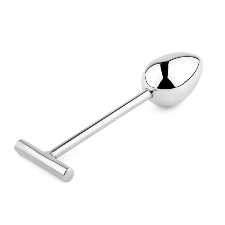 Korek analny metalowy – seria NO.3, stal nierdzewna, 5 wymiennych końcówek, długość 16,5 cm