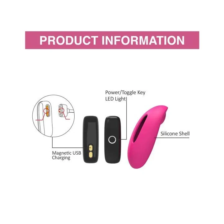 Stymulator łechtaczki - Magic Motion Candy, silikonowy, wodoodporny, Bluetooth 4.0