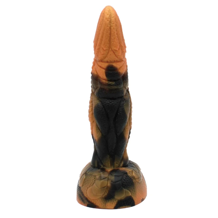 Dildo Power Monsters Tyrannosaurus 20,5 cm faliście teksturowany silikonowy