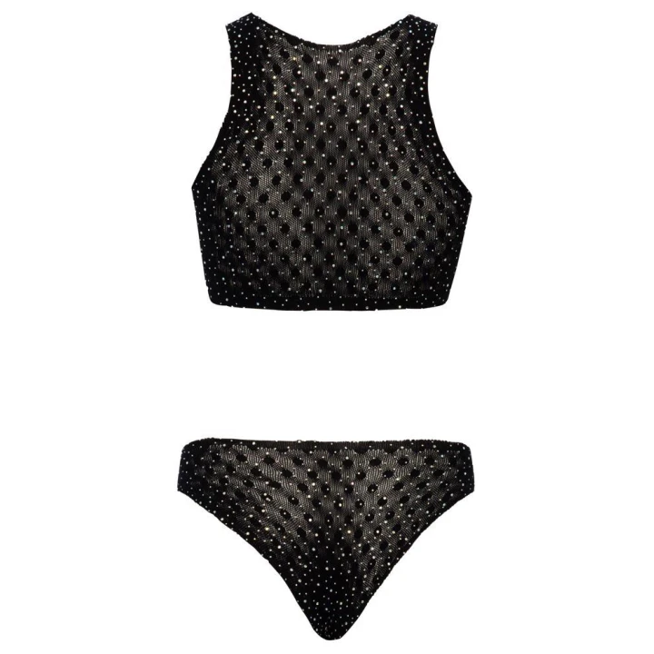 Top, COTTELLI LINGERIE, elastyczny, połysk kamieni, bezszwowy design