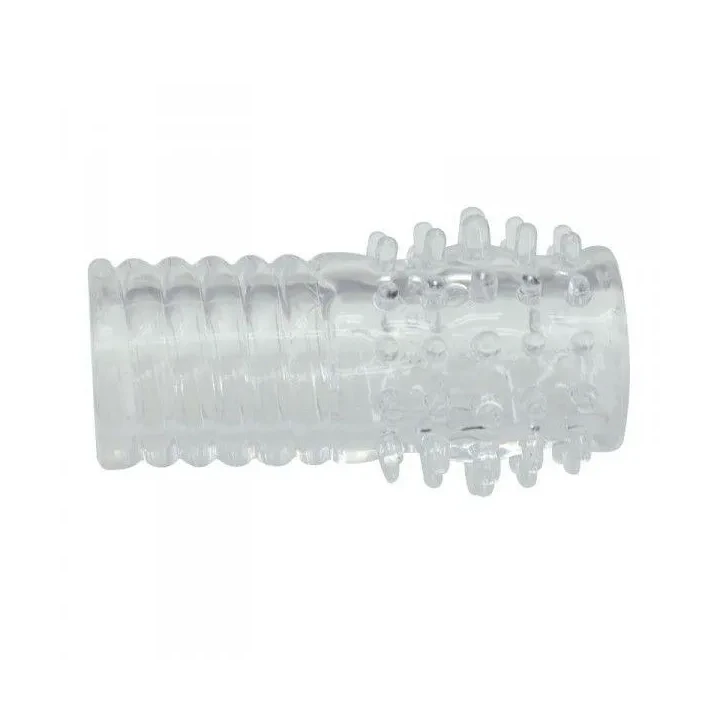 Nakładka stymulująca na penisa TPE, 2.7 cm, 10 cm długości, bez ftalanów