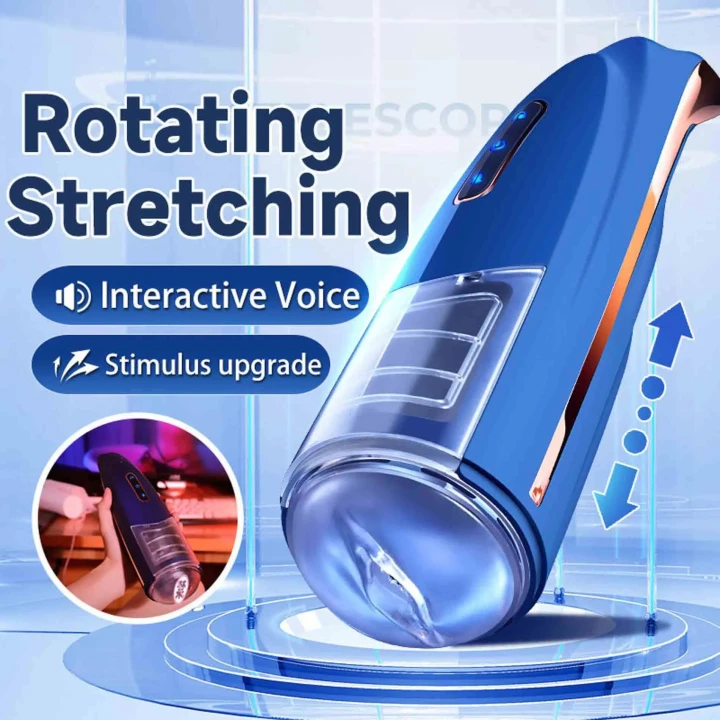 Masturbator męski Lovesecret Premium LS06 – 33,4 cm, 7 trybów wibracji i ruchu, wodoodporny