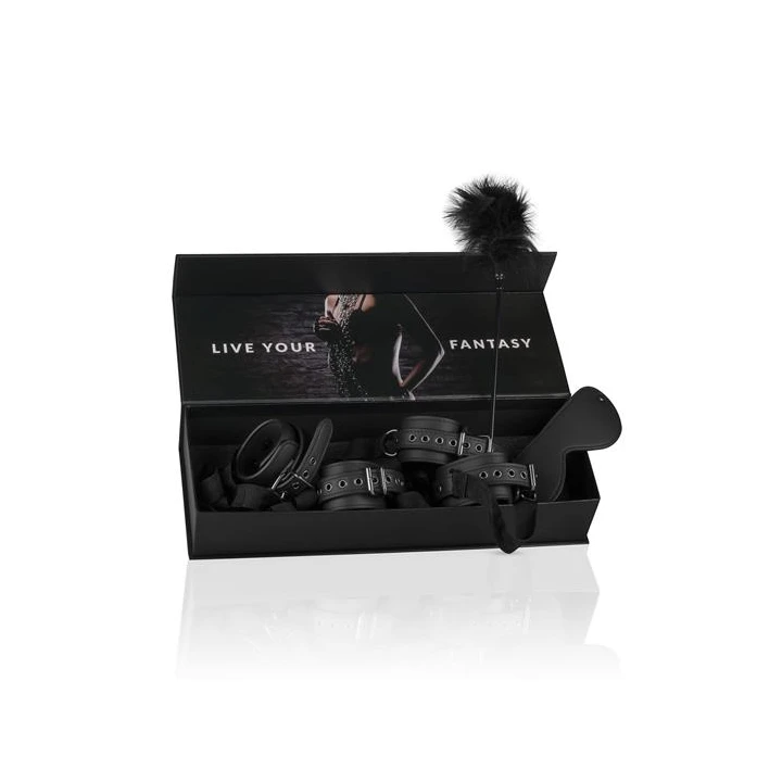 Zestaw do Niewoli dla Początkujących - Kajdanki, Maska na Oczy, Stymulator Zmysłów