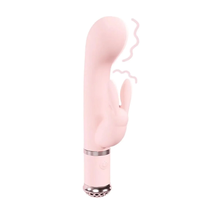 Wibrator Rabbit Belle Loveline - Silicone, Wodoodporny, 10 000 RPM