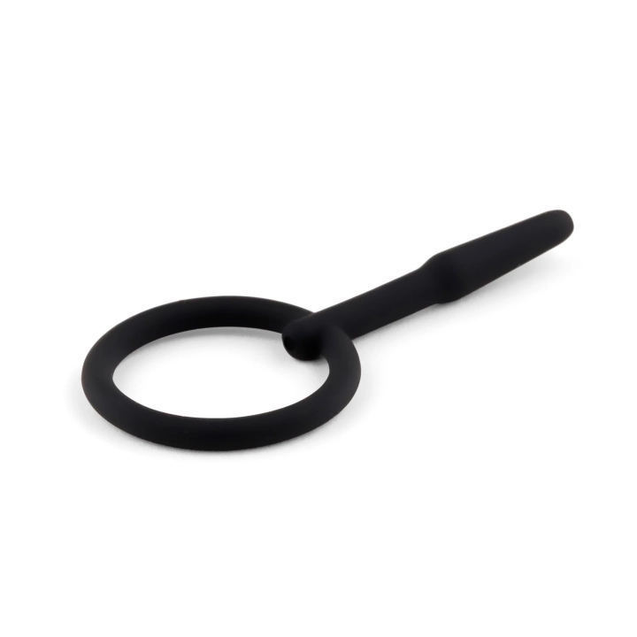 Penis plug silikonowy – Seria No.02, kanał wewnętrzny, długość 8,5 cm, smukły